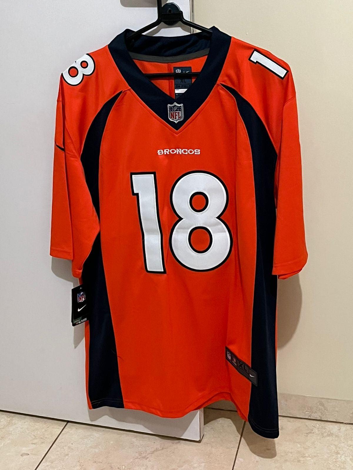 Vapor Limited Denver Broncos Orange Jersey