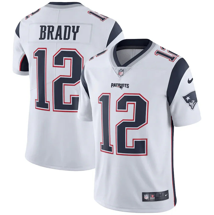 Vapor Limited New England Patriots White Jersey