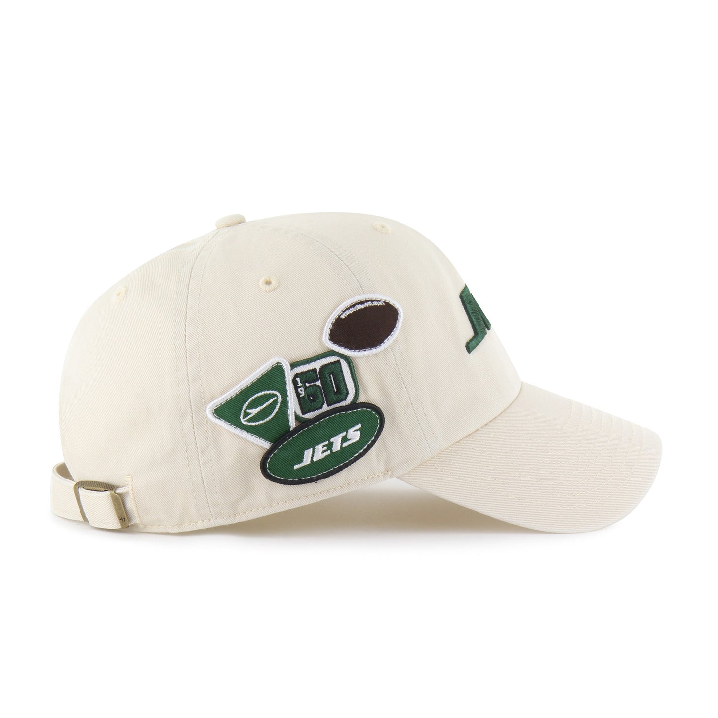 NEW YORK JETS BADGES '47 CLEAN UP
