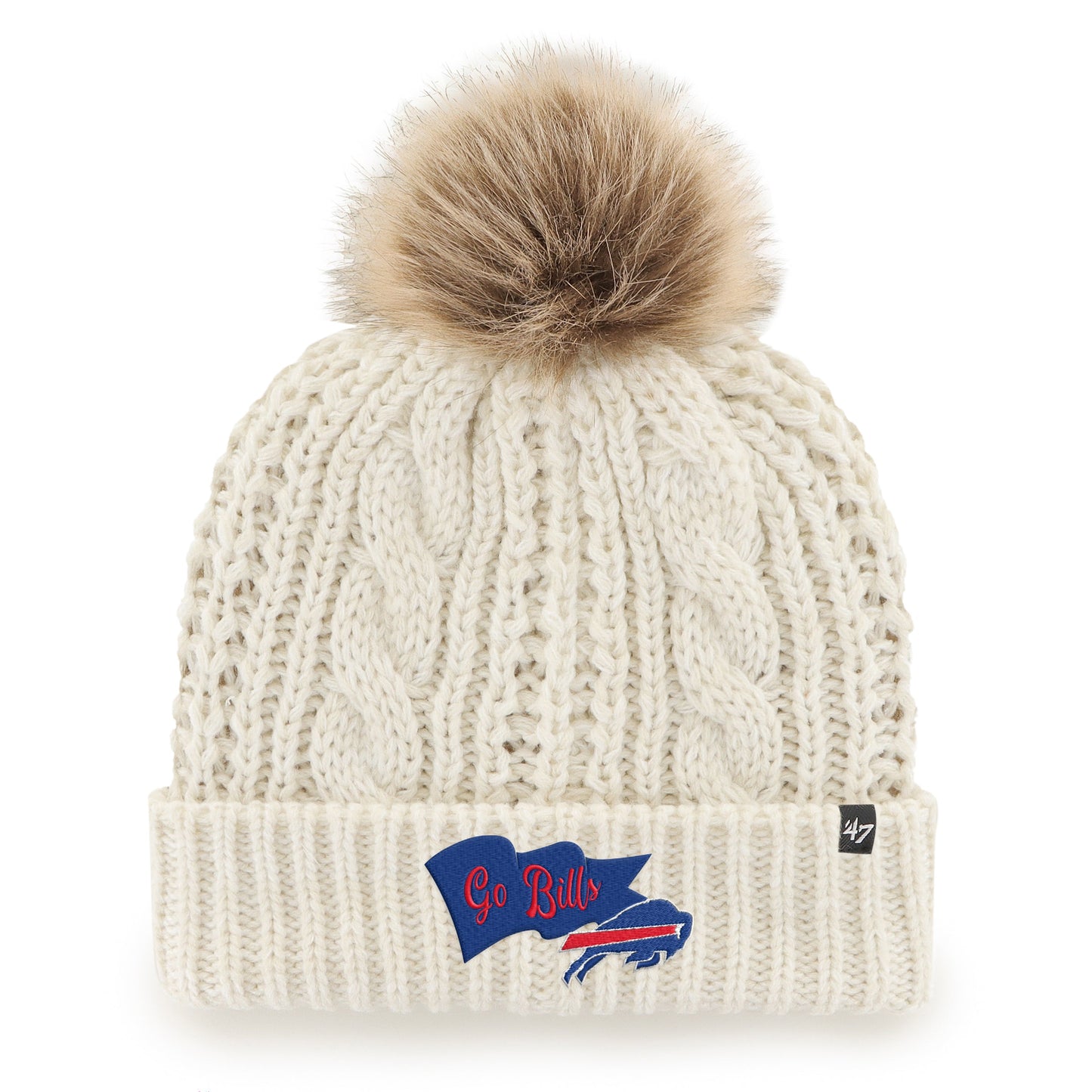 BUFFALO BILLS WAVE BANNER '47 MEEKO CUFF KNIT WOMENS