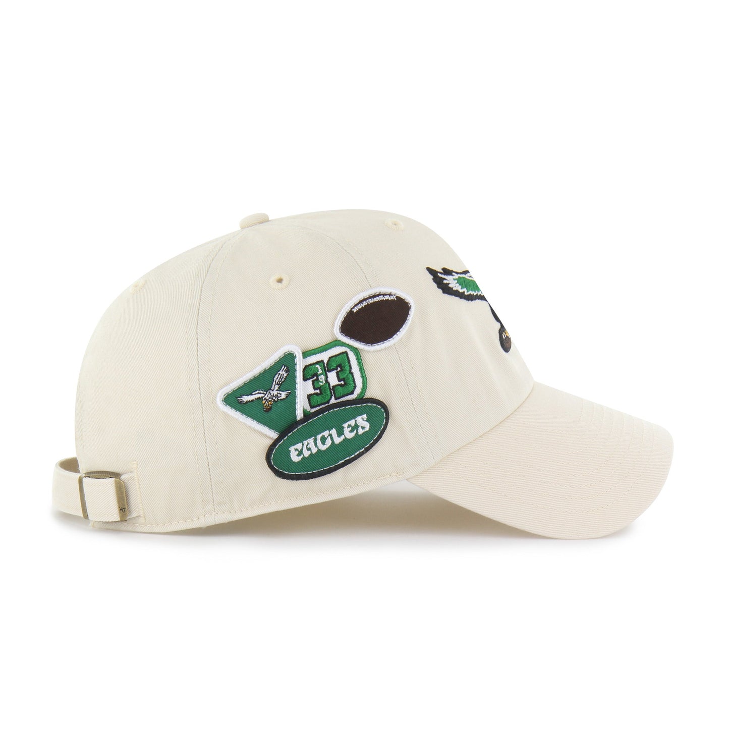 PHILADELPHIA EAGLES HISTORIC BADGES '47 CLEAN UP