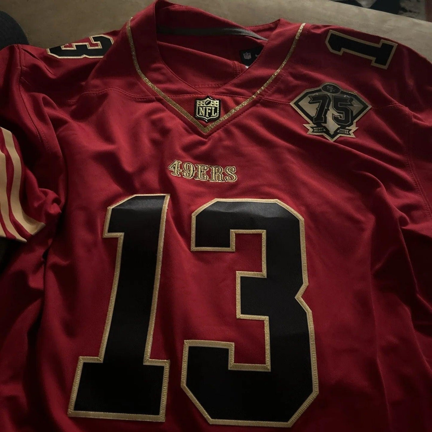Dorada 75th Anniversary San Francisco 49ers Red Jersey