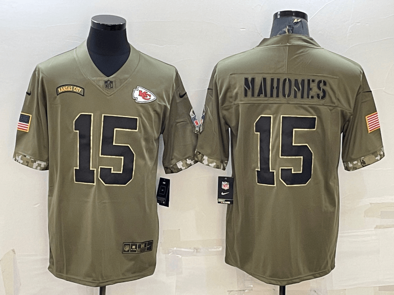 Salute to Service Kansas City Chiefs Mahomes Jersey