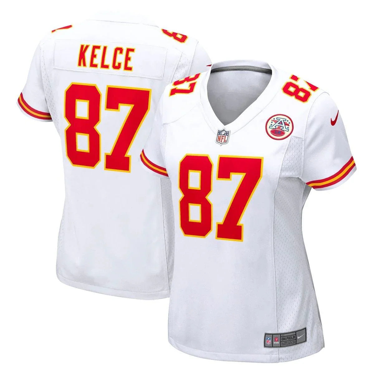 Kansas City Chiefs Women's White Jersey