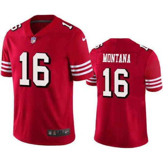 1989 San Francisco 49ers Joe Montana 16 Jersey