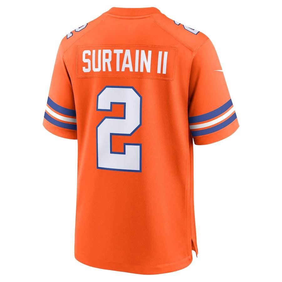 Retro Vapor F.U.S.E Limited Denver Broncos Orange Jersey