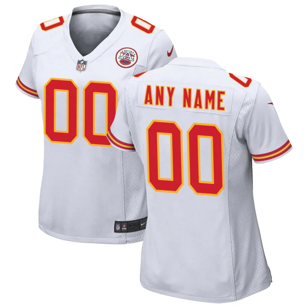 Kansas City Chiefs Women's White Jersey