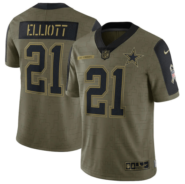 Vapor Limited Salute to Service Dallas Cowboys Jersey