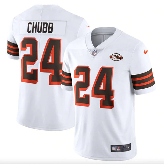 Cleveland Browns Throwback White Jersey