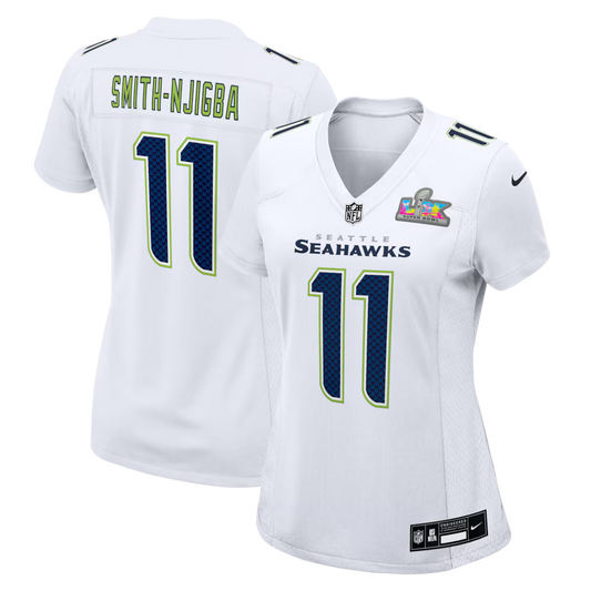 Seattle Seahawks SuperBowl Women's White Jersey
